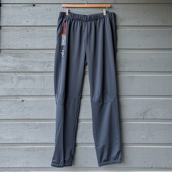 NWT Bjorn Daehlie Ridge Pant Black Electric Blue Lemonade Size XXL - Picture 1 of 10